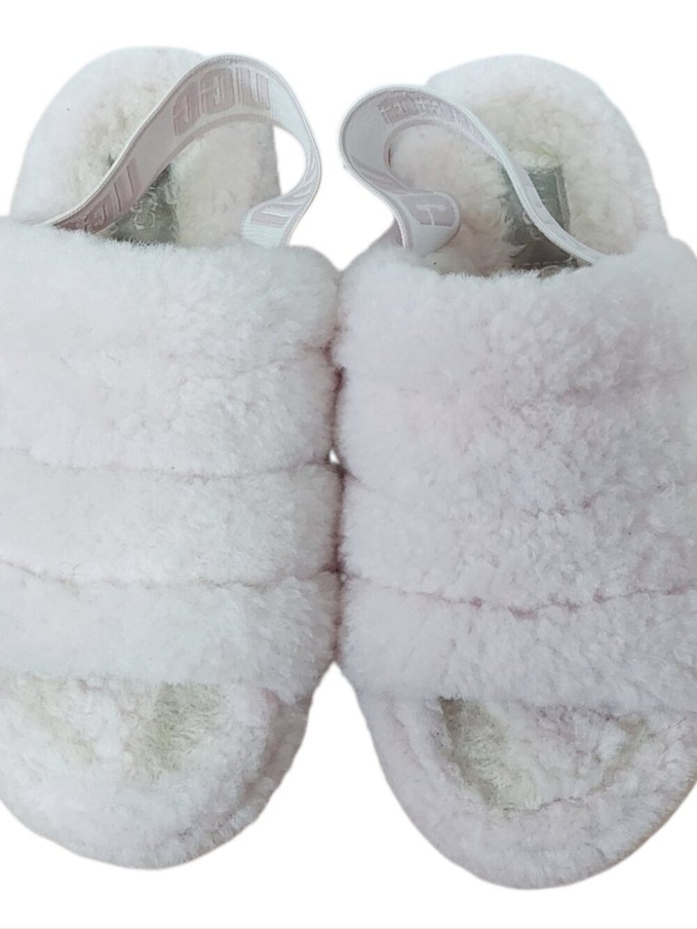 UGG Women Fluff Yeah Slide Size 5 Soft Plush Loungewear Cozy Comfort Slippers